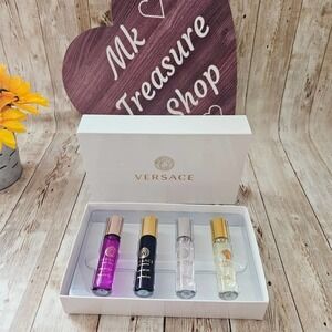 Versace Women's  p a r f u m e s 4 pieces travel size